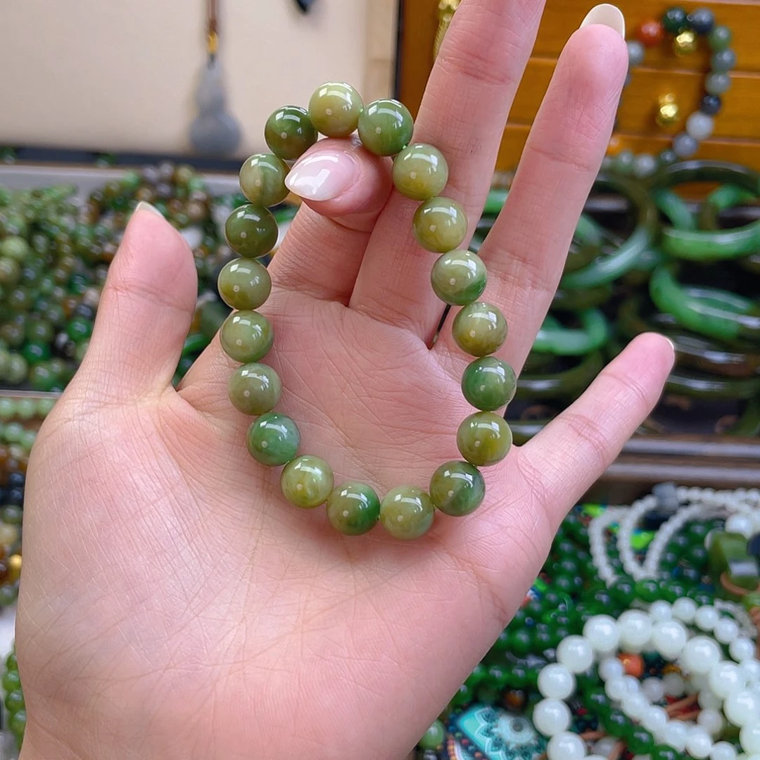 和田玉未镶嵌手链