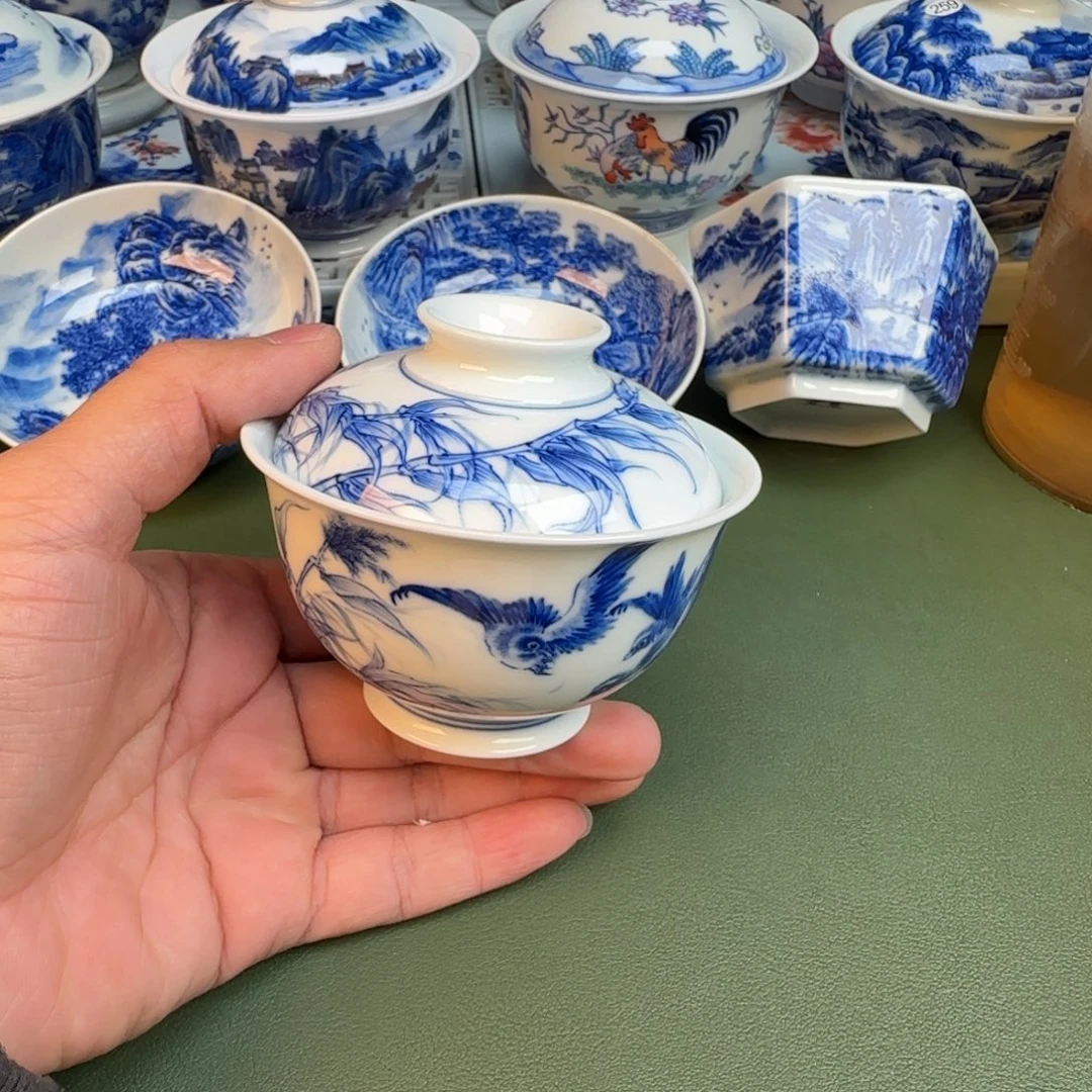 陶纯手工纯手绘茶具393