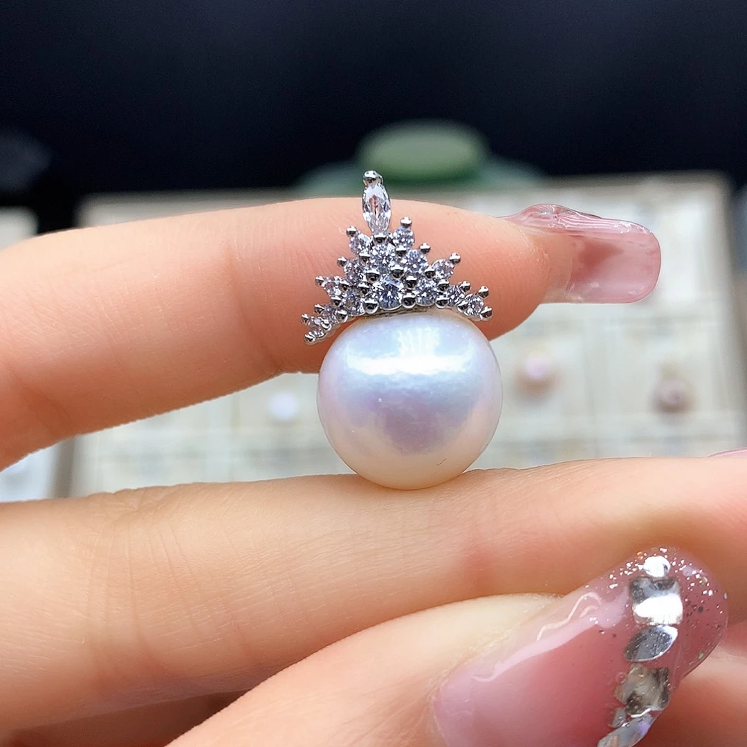 淡水珍珠颈饰合金