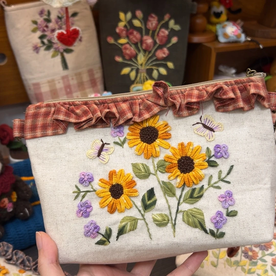 塑料钩织刺绣手工包包玩偶居家用品