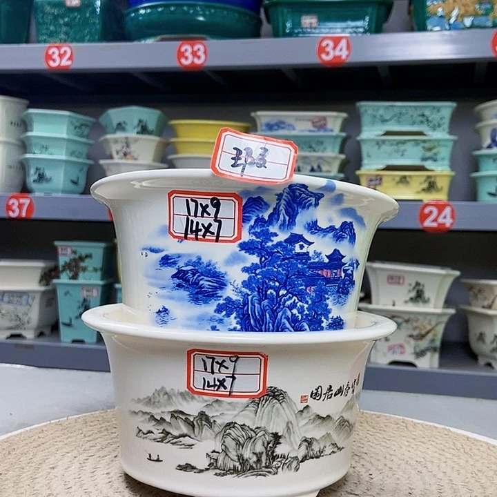 紫砂花瓶紫砂花盆