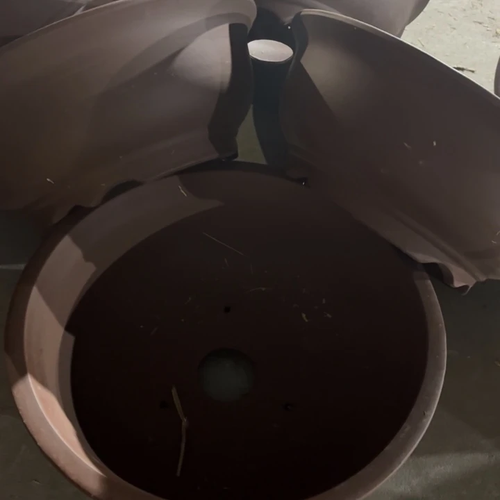 紫砂花盆100-5。