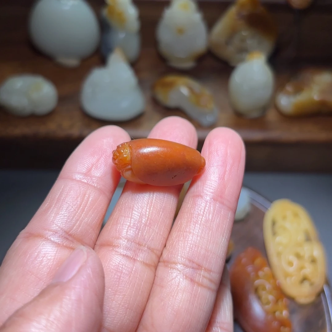 风***神和田玉未镶嵌颈饰