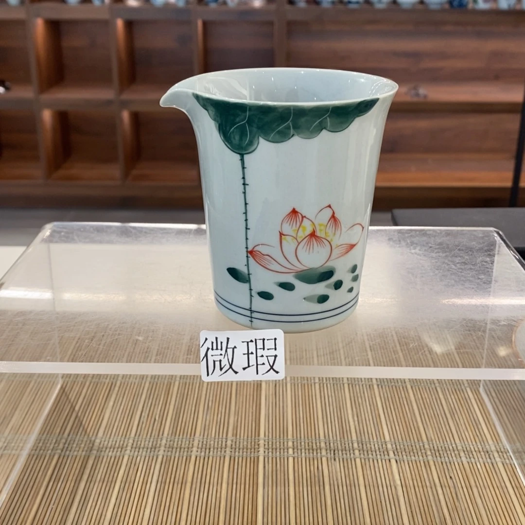 釉下彩老陶泥手工绘制