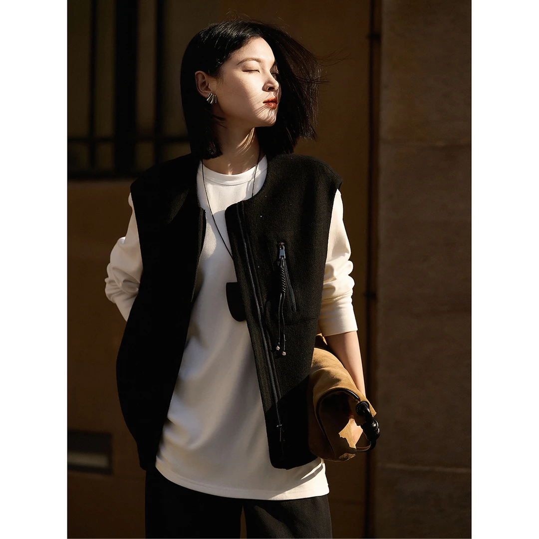 【糖糖专属】 “星空璀璨”小香坠钻马甲设计感修饰身材MJA564708AG