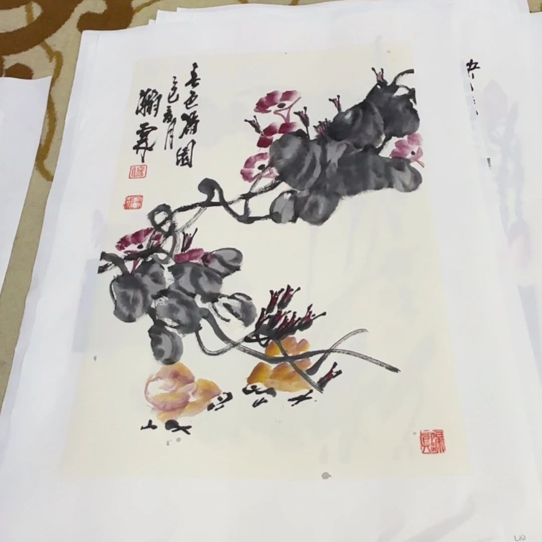 国画国画老师作品刘
