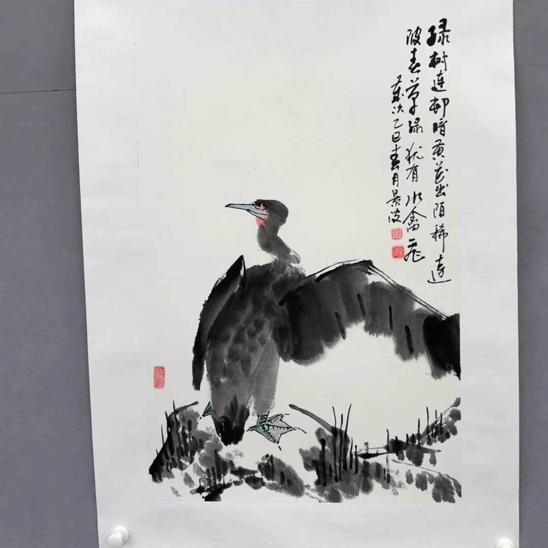 国画艺术家真人手绘