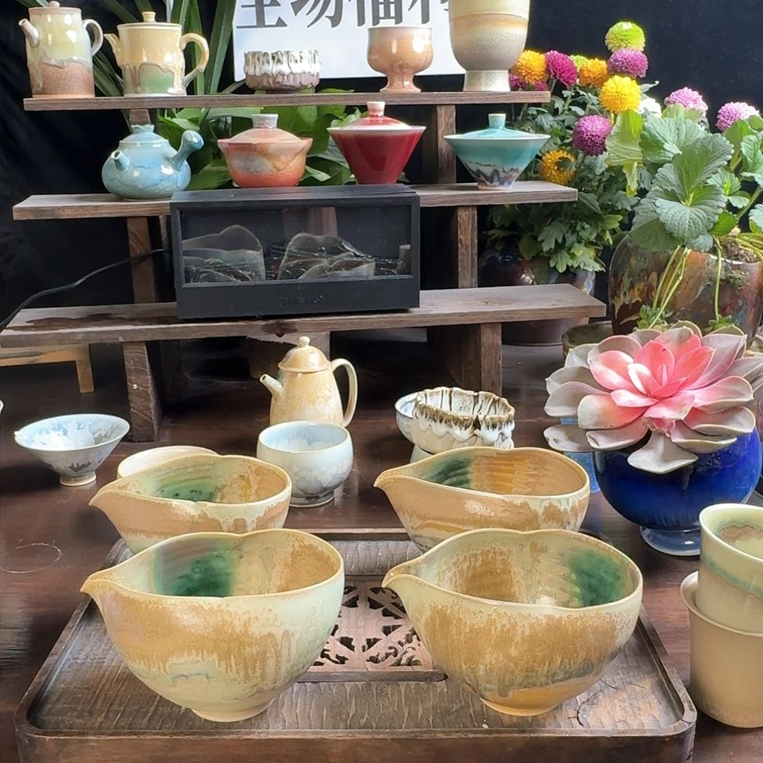 手工陶瓷主人杯微瑕