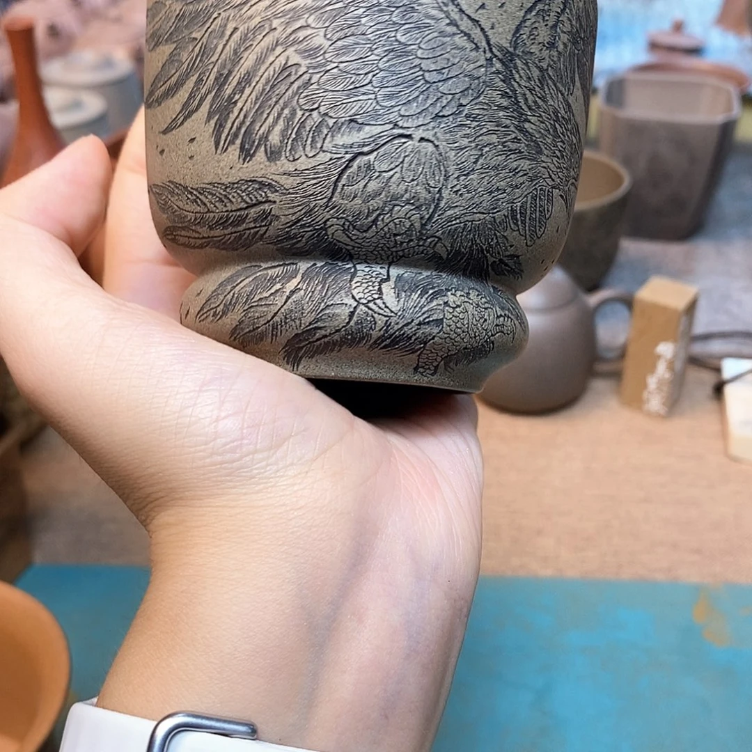 茶杯紫砂宜兴紫砂杯