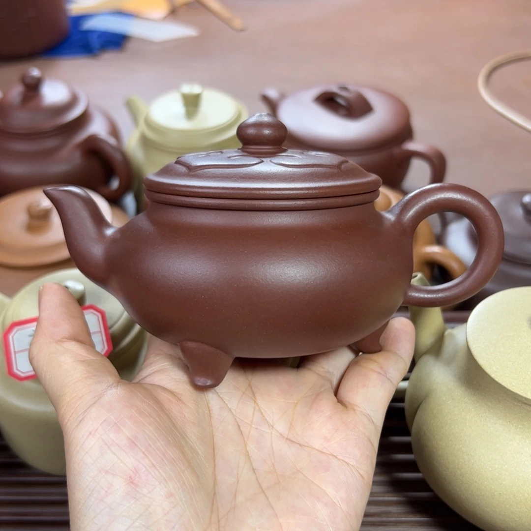 茶壶紫泥龙血砂 大彬如意 180cc