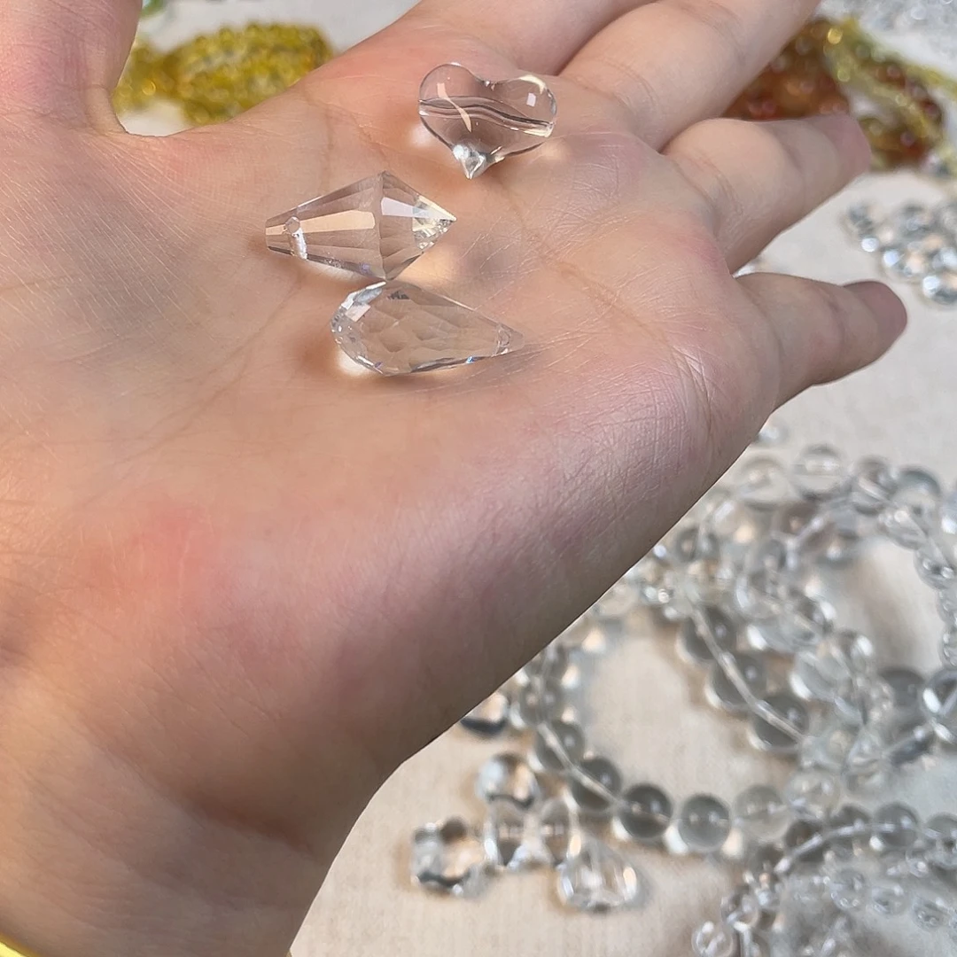 水晶手链未镶嵌手串白水随行3颗