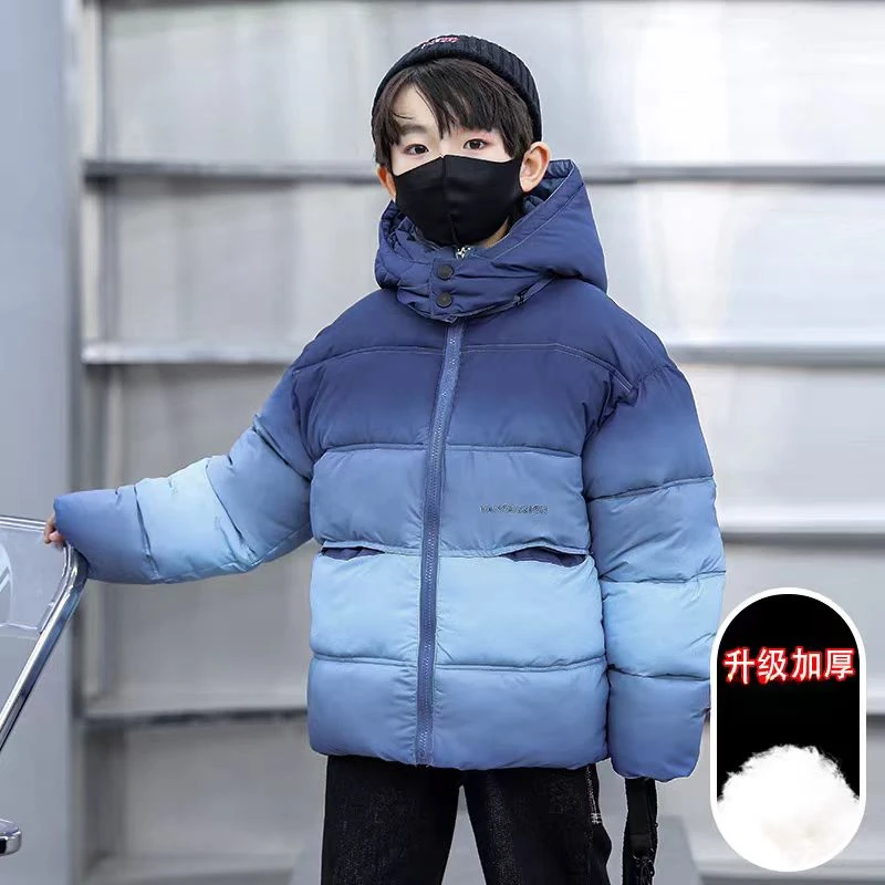 502036童装男童棉服2025冬新款儿童加棉洋气潮酷棉衣宝宝拉链外套