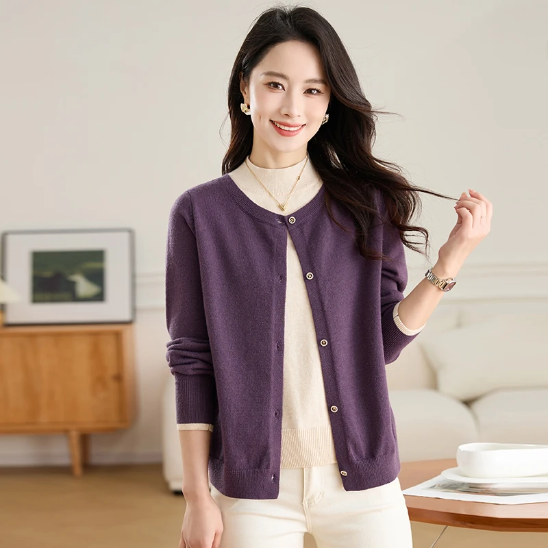 厚款针织羊毛衫柔软保暖舒适时尚女士毛衣