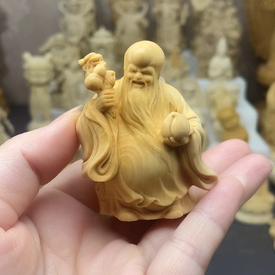 黄杨木黄杨木材质摆件手把