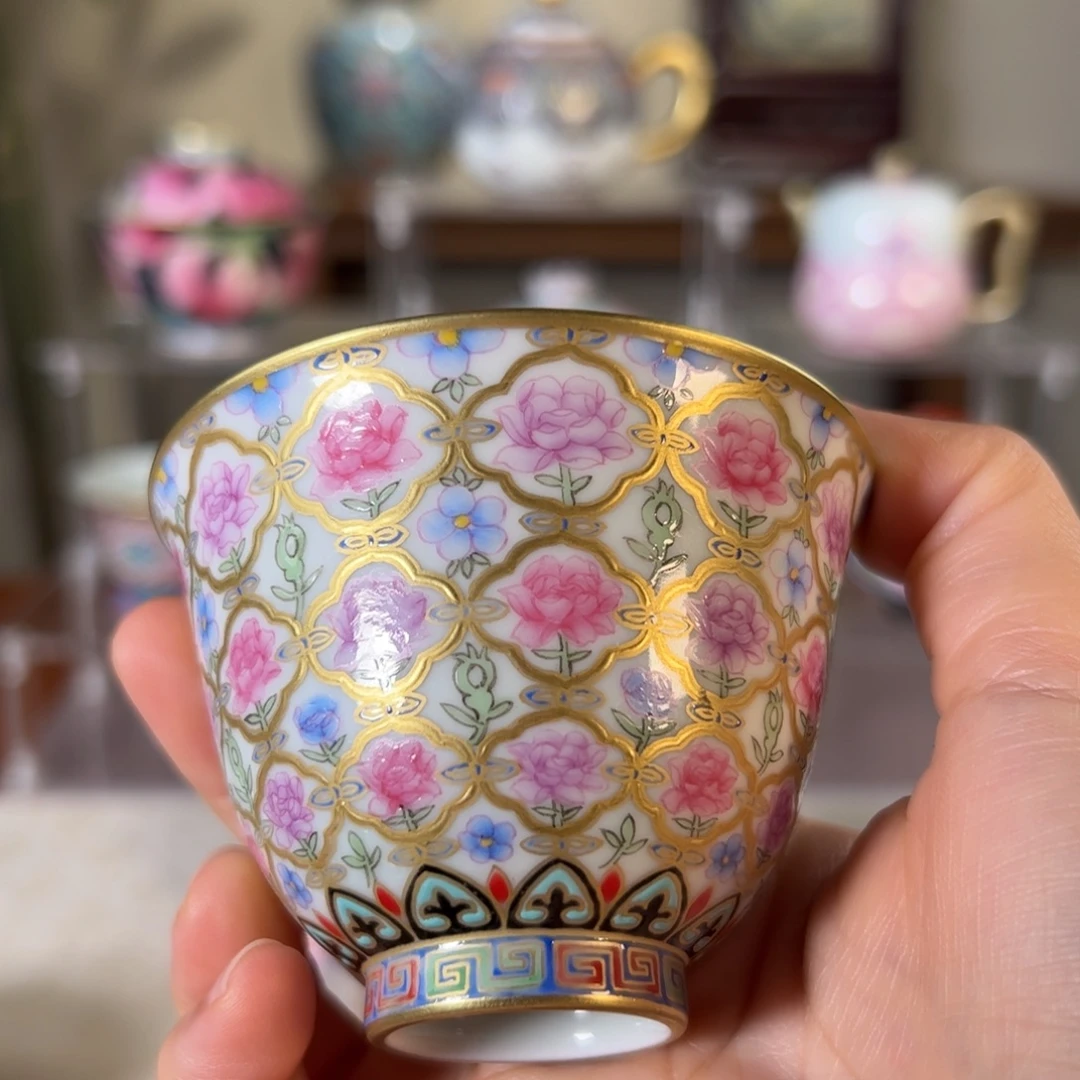 纯手工手绘 高端茶器