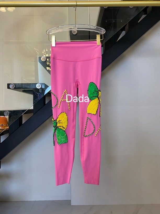 Dada设计款新款重工个性款休闲时尚百搭洋气打底裤C21521