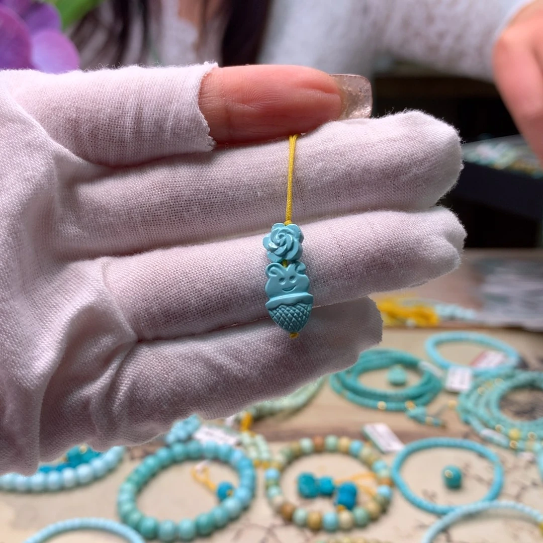 绿松石未镶嵌配饰