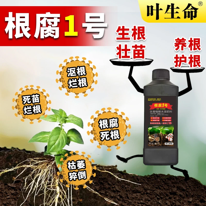 根腐烂根软腐农作物专用根腐抑制剂苗期死棵僵苗青枯立枯促生新根