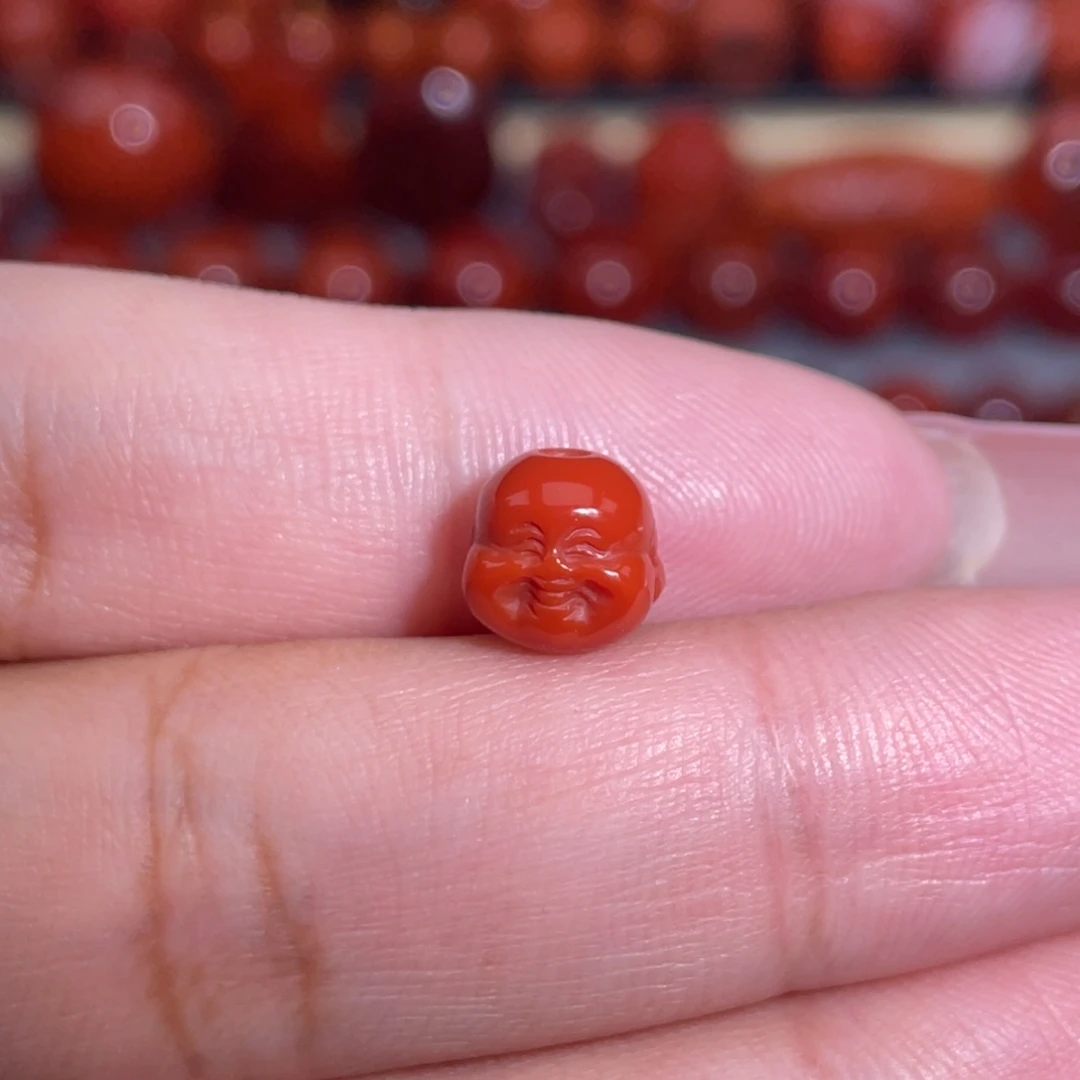 南红玛瑙未镶嵌弥勒佛