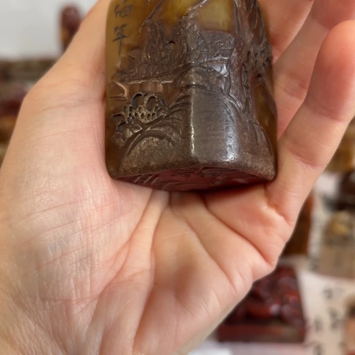 用***8印石寿山石完整漂亮