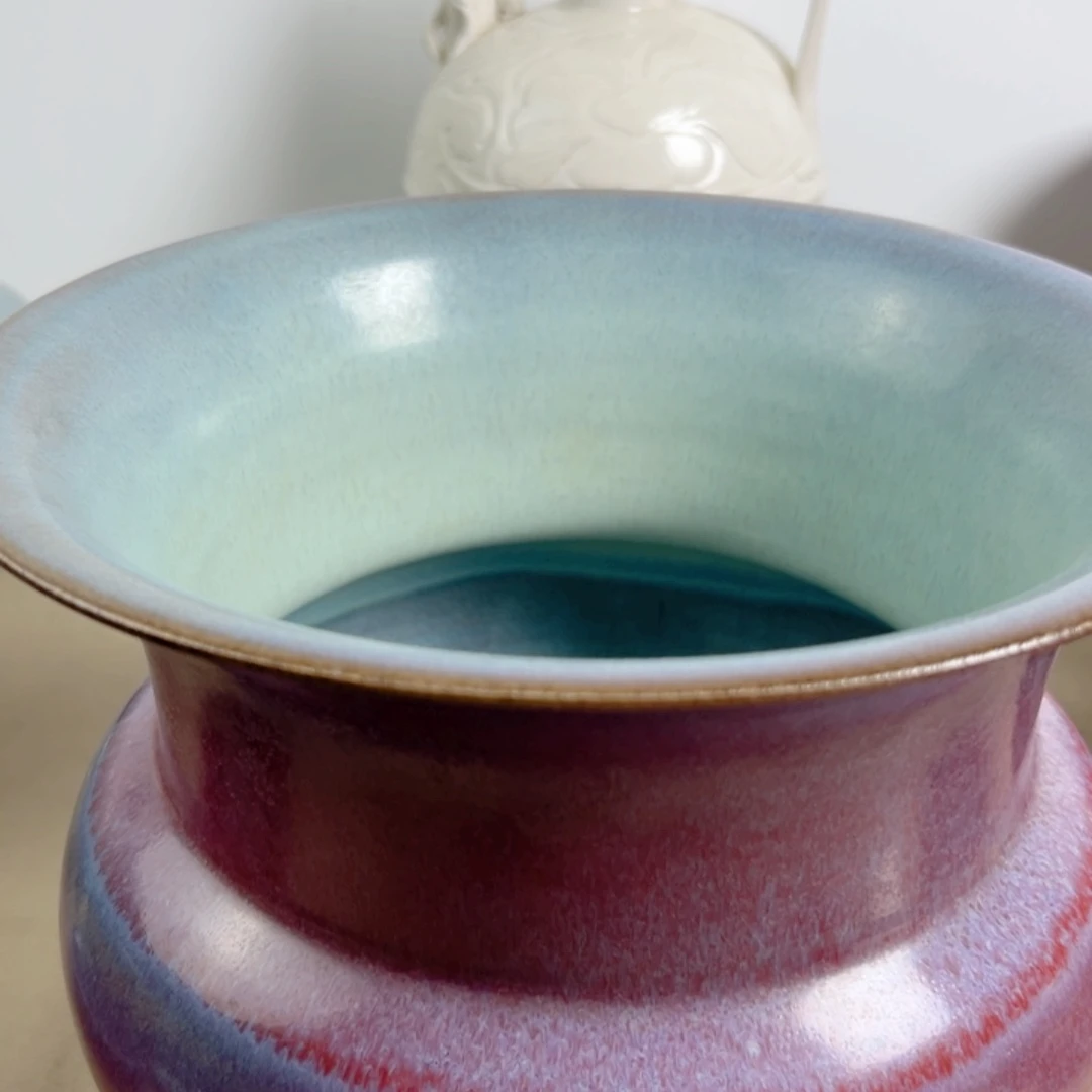 罐笑**语瓷摆件釉色渲染8888瓷