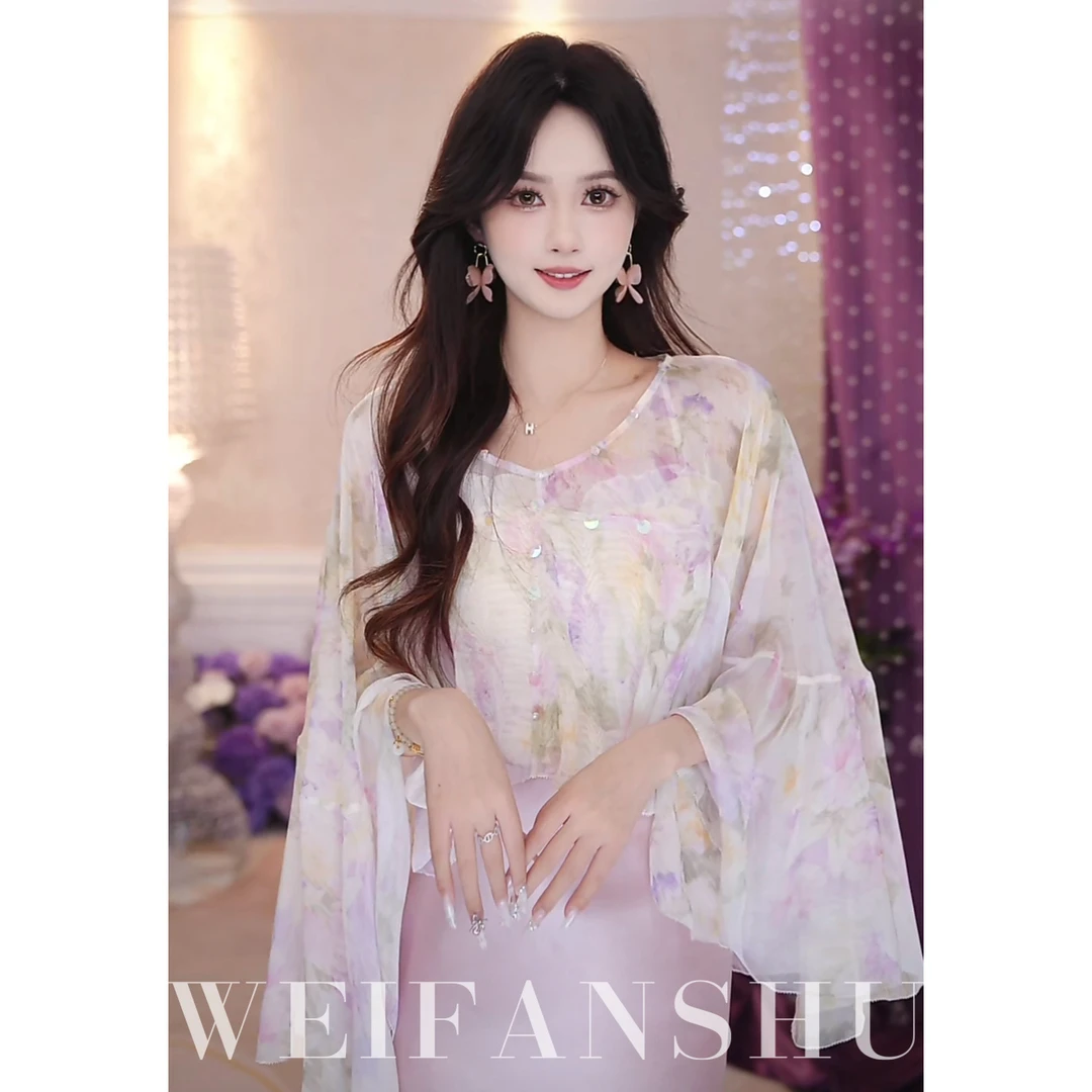 WEIFANSHU/魏凡舒【花满雱】上衣