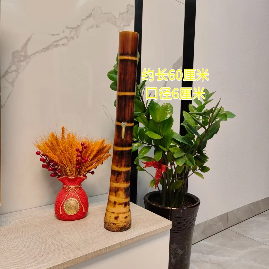 粤西特产茂名老竹头长款水烟筒手工