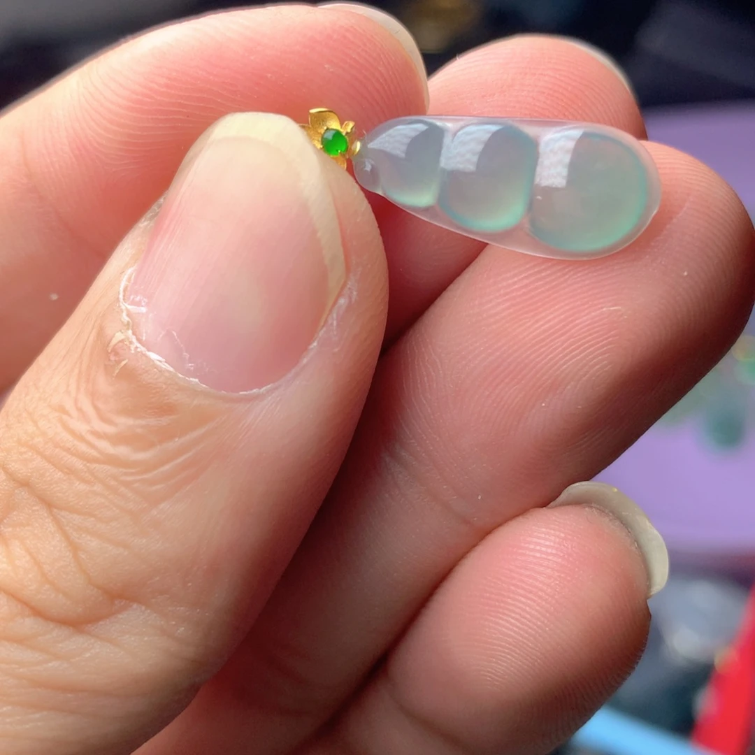 【闪购商品】翡翠18K金镶嵌颈饰翡翠