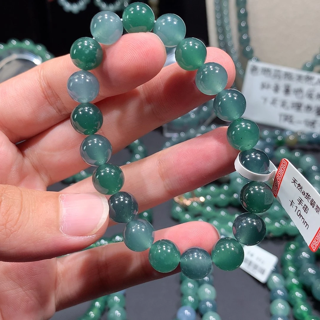 未镶嵌手串翡翠天然a货翡翠手串10
