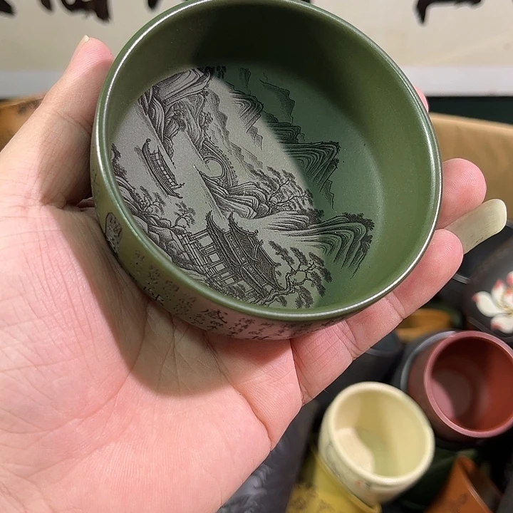 茶杯紫砂全手工紫砂主人杯
