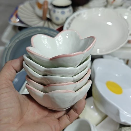 瓷片陶瓷杯碗盘微瑕介意慎拍