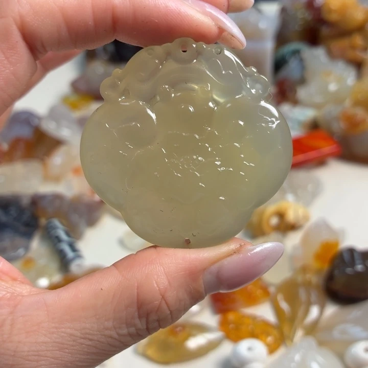 未镶嵌吊坠(不含链)玛瑙/玉髓