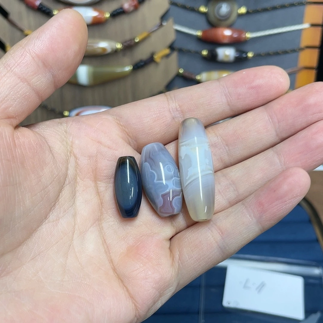 ·***/玛瑙/玉髓合金颈饰