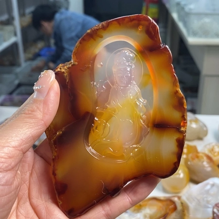 玛瑙/玉髓吊坠(不含链)未镶嵌