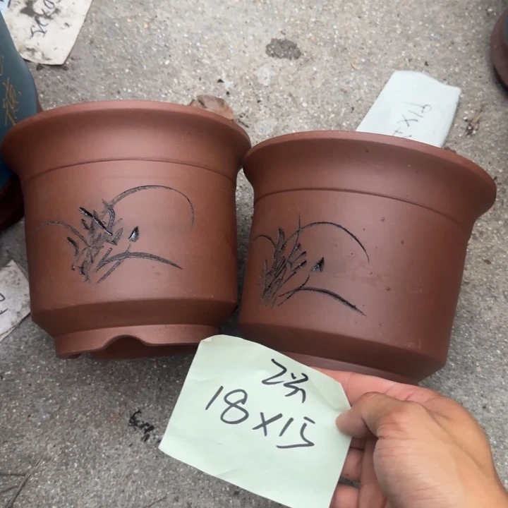 紫砂花盆特价清仓