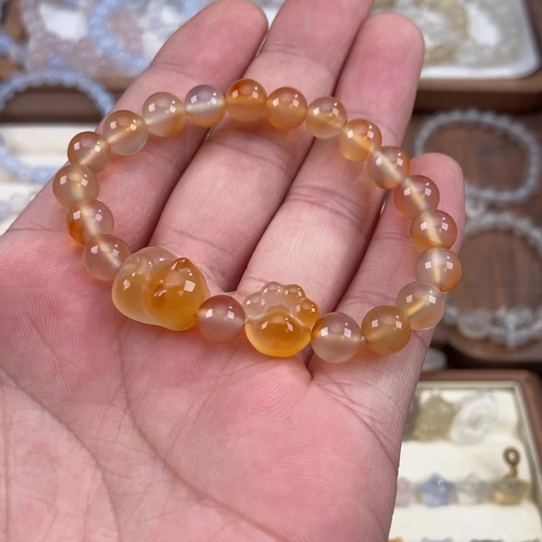 玛瑙/玉髓未镶嵌手链