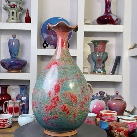 摆件禹州神后钧瓷原产地~