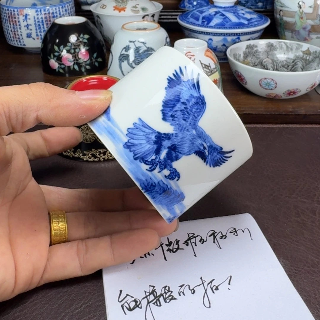 s***.瓷片当代景德镇陶瓷手绘茶具