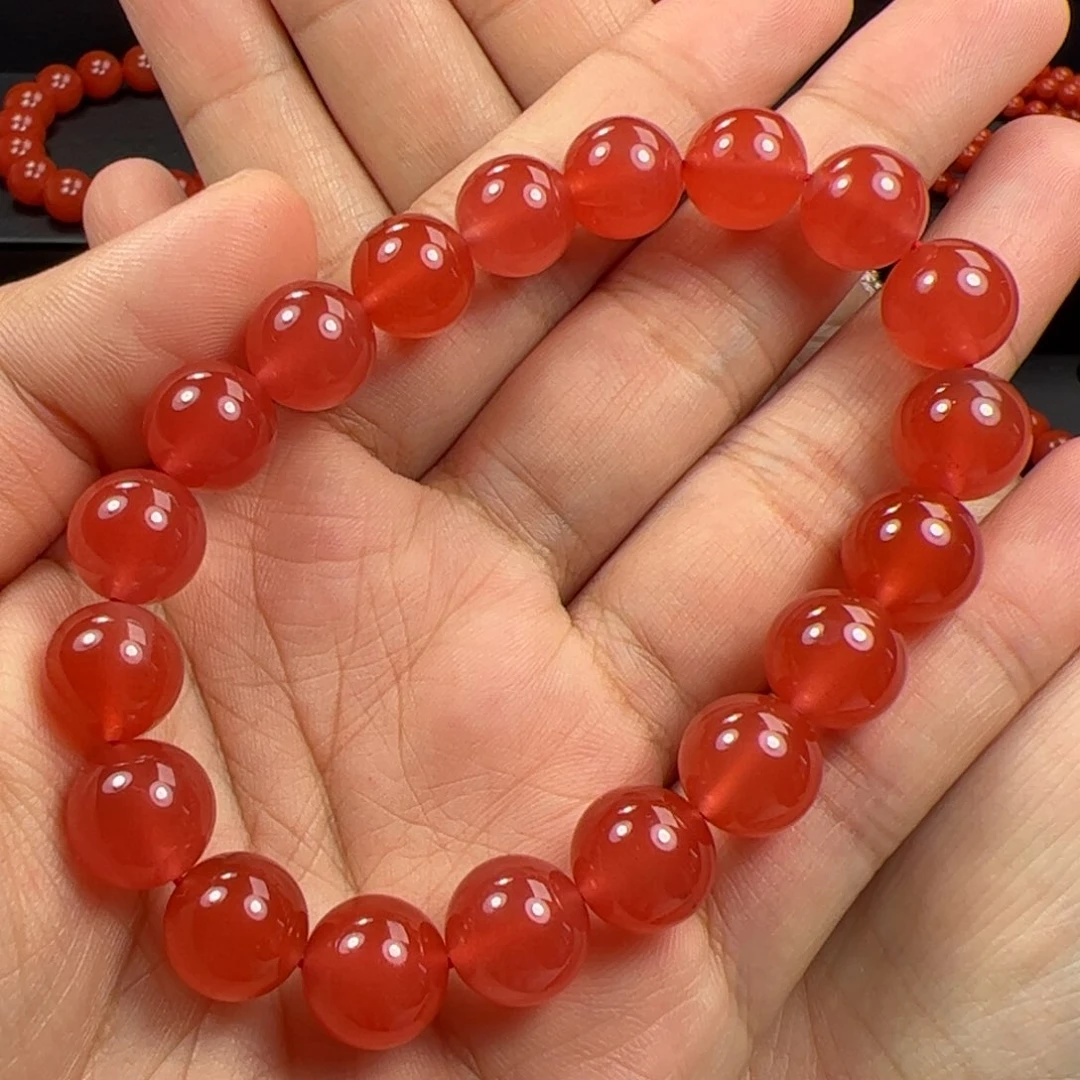南红玛瑙手串未镶嵌