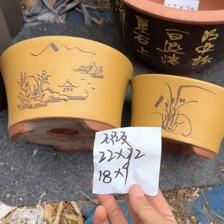 紫砂花盆特价清仓