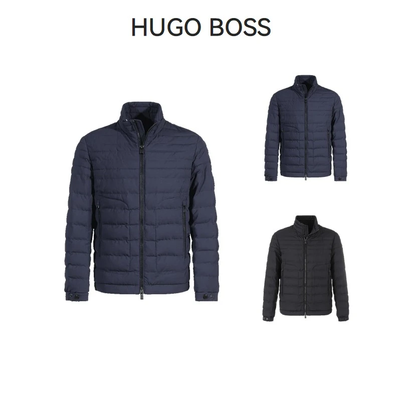 HugoBoss雨果博斯 男士Performance拉链立领棉服夹克外套50495670