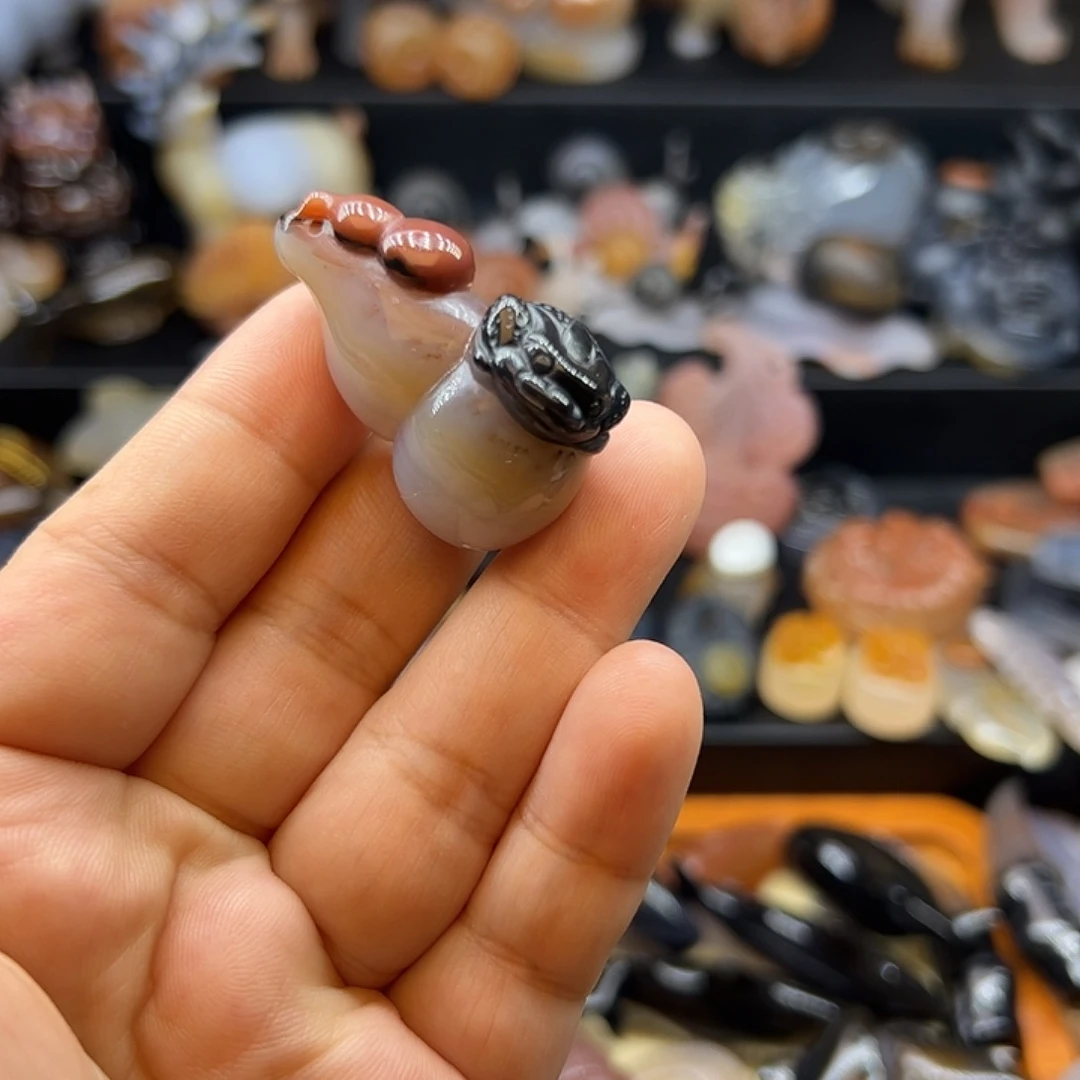 玛瑙/玉髓未镶嵌手玩摆件葫芦