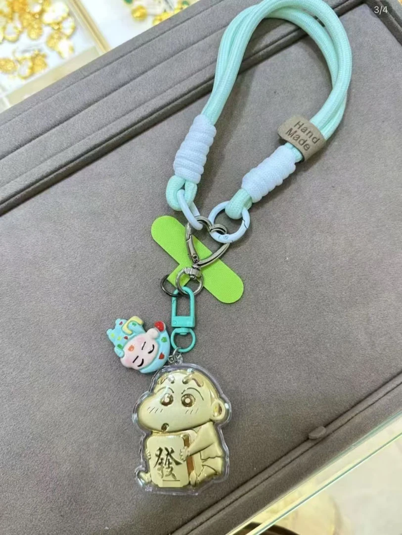 深圳水贝【蜡笔小新20mg】手机链车挂包挂钥匙扣520特色礼物送男友