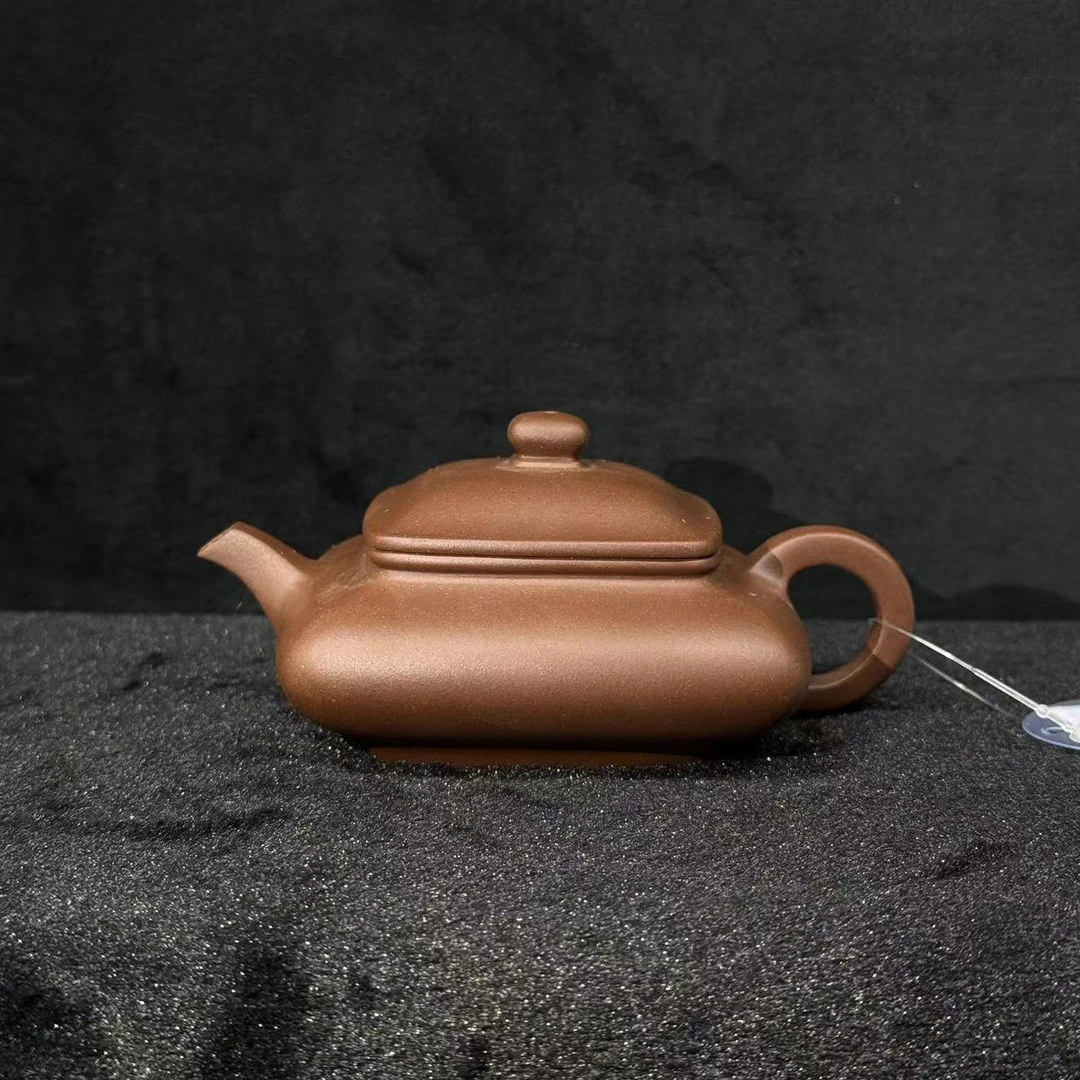 64/163135/陈永亮/紫砂壶四方虚扁/一厂老紫泥