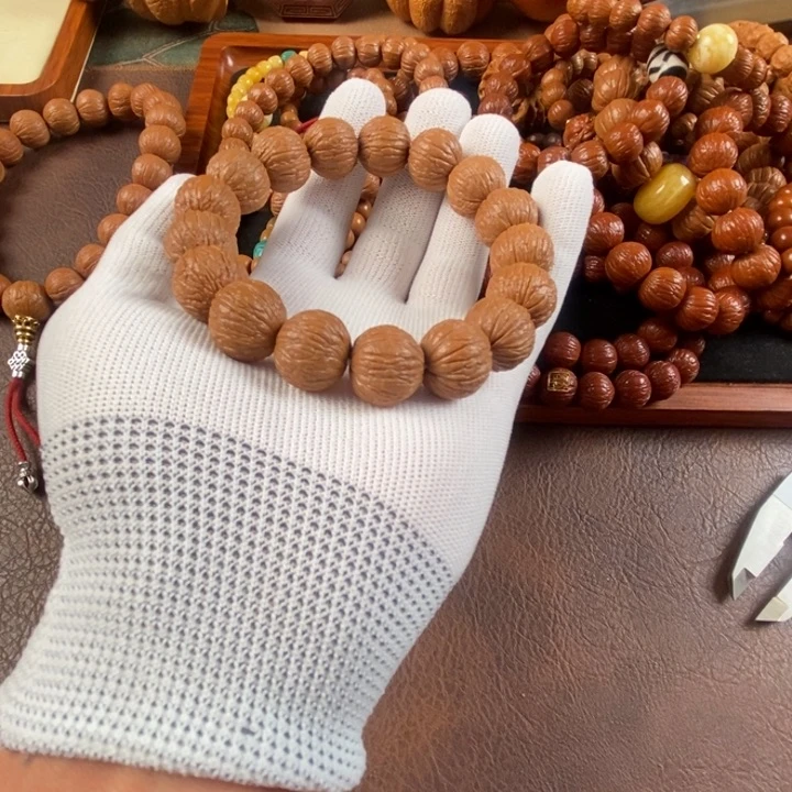 猴头核桃吊坠三维同尺凤羽16