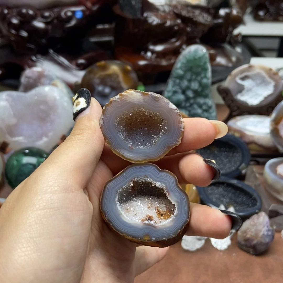 未镶嵌摆件紫晶水晶