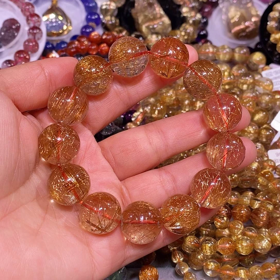 未镶嵌手链水晶铜发晶17