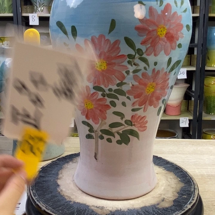 景德镇高温陶瓷花盆
