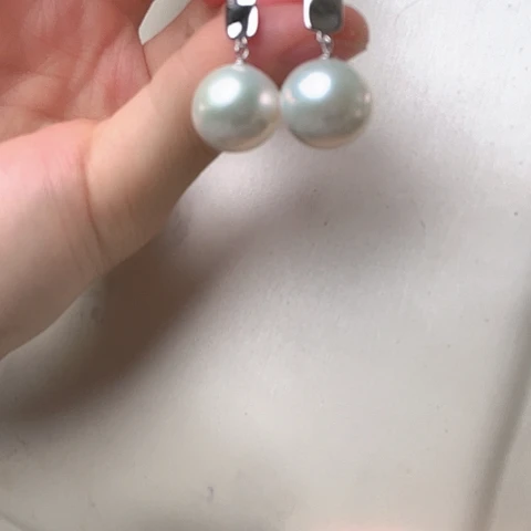 未镶嵌淡水珍珠耳饰