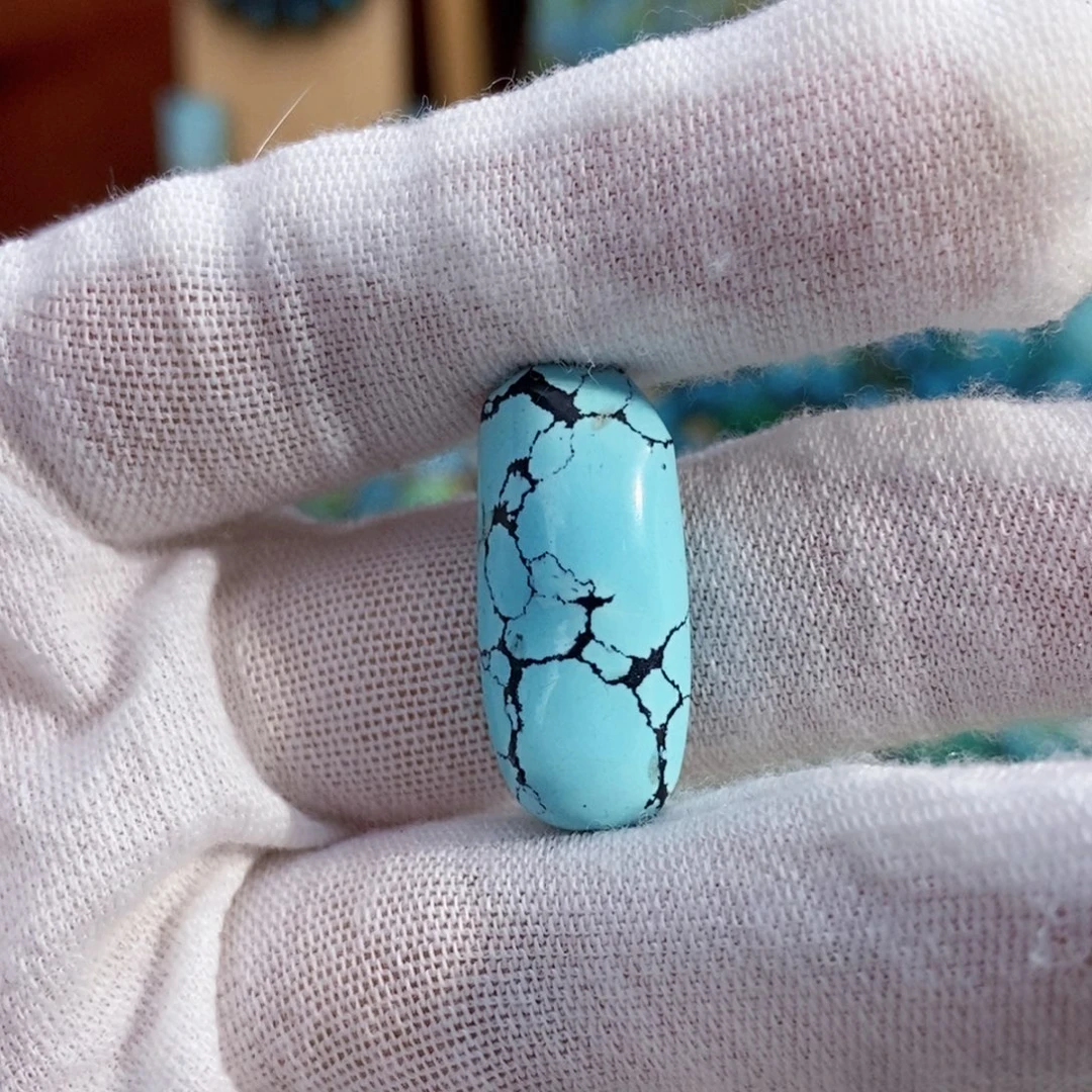 定制绿松石网花吊坠